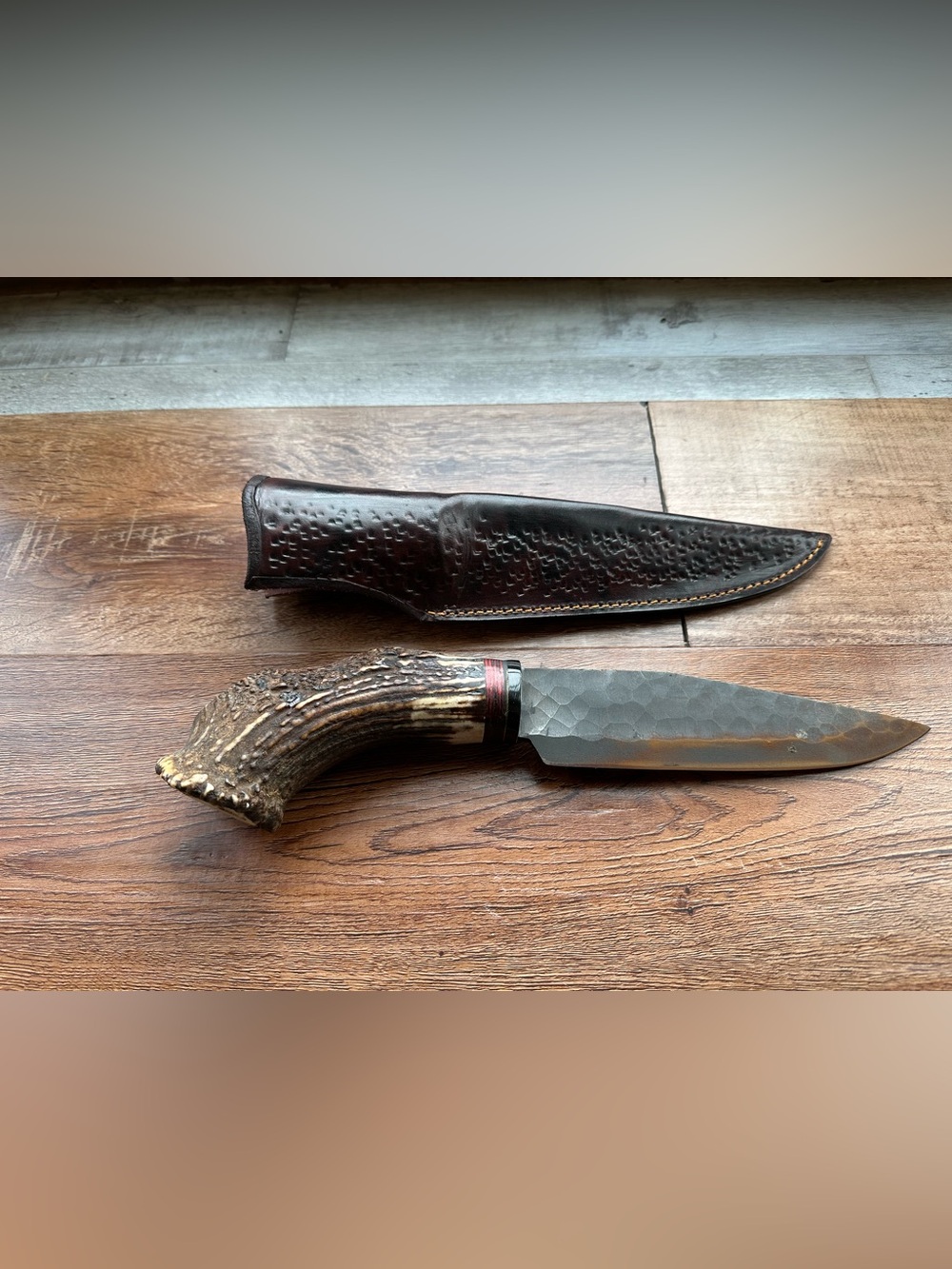 Handmade Stag Horn Handle Knife- 8 in